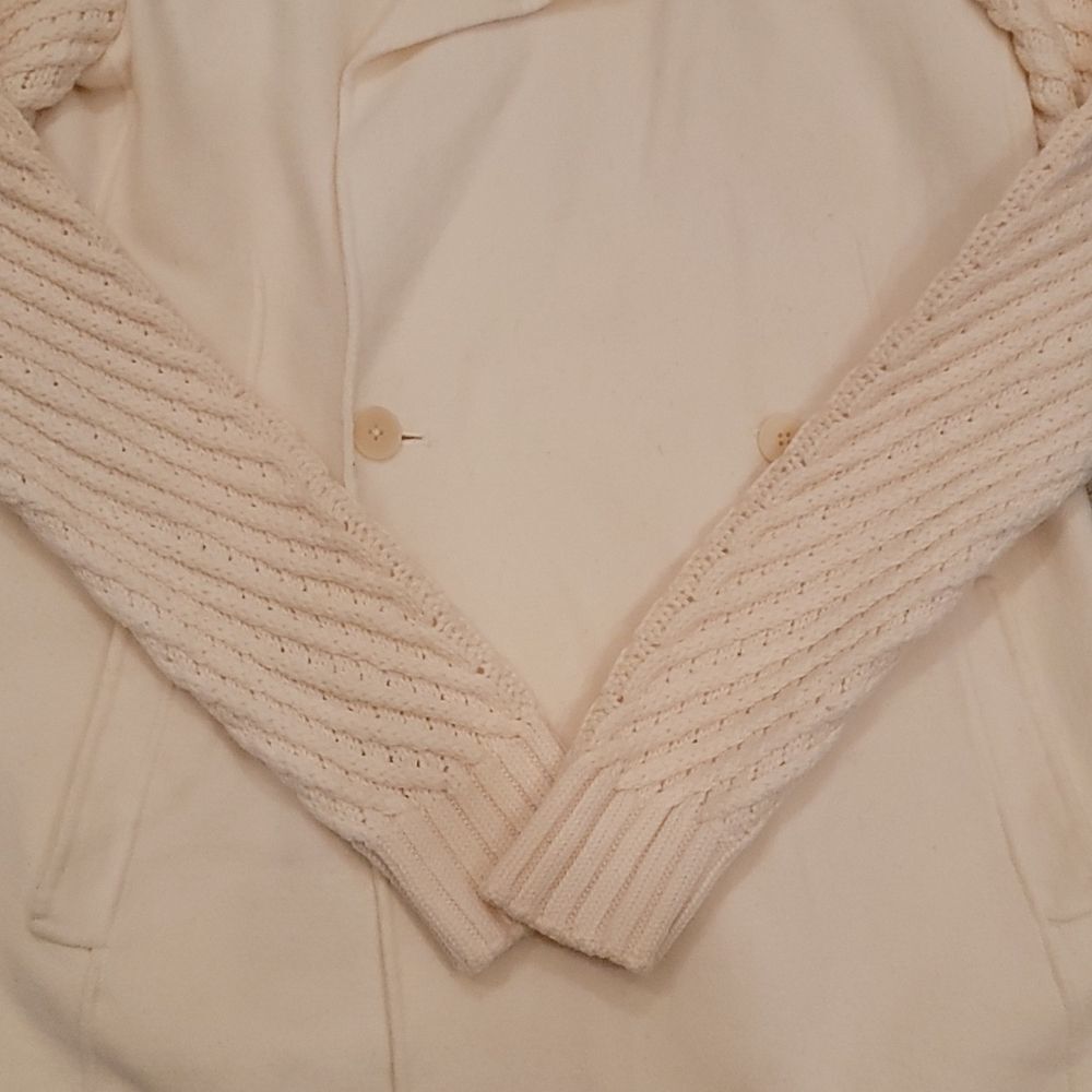 VINCE size S cream wool jacket - Picture 5 of 11